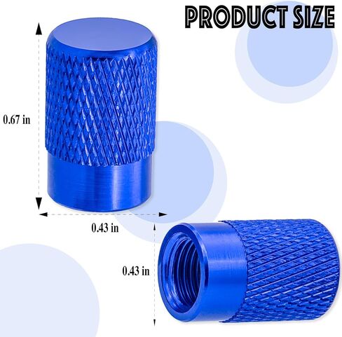 4PCS Tire Valve Stem Caps, Wheel Valve Stem Covers, Corrosion Resistant, Leak-Proof, Dust Proof, Universal for Cars, SUVs, Bikes, Trucks and Motorcycles (Green) in Kuwait