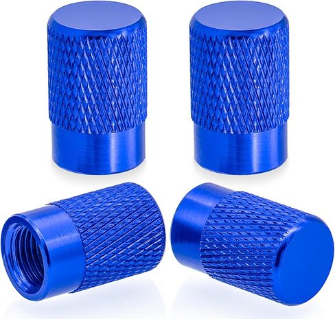 4PCS Tire Valve Stem Caps, Wheel Valve Stem Covers, Corrosion Resistant, Leak-Proof, Dust Proof, Universal for Cars, SUVs, Bikes, Trucks and Motorcycles (Green) in Kuwait