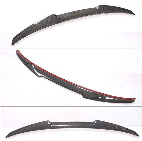 MCARCAR KIT Carbon Fiber Trunk Spoiler for BMW 5 Series G30 Sedan and F90 M5 2017-2023 520i 530i 540i Rear Boot Highkick Wing Lip Car Wing Lip Facotry Outlet (Style A) in Saudi Arabia