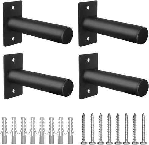 رف لوحة الوزن المثبت على الحائط: رف تخزين الوزن المثبت على الحائط للوحة الوزن الأولمبية مقاس 2 بوصة - حامل لوحة الوزن المثبت على الحائط لصالة الألعاب الرياضية والمنزل 4 قطع in Kuwait
