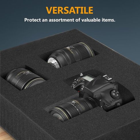 POWERTEC 2 قطعة من حشوات صندوق الأدوات الإسفنجية، منظم أدوات إسفنجية نتف لبوش L-Boxx 2، حشوة إسفنجية قابلة للتخصيص لحماية المثقاب، محرك الصدمات، المنشار، أداة التوجيه، مطحنة الزوايا، ماكينة الصنفرة (71603-P2) in Saudi Arabia