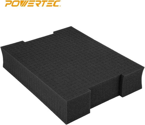 POWERTEC 2 قطعة من حشوات صندوق الأدوات الإسفنجية، منظم أدوات إسفنجية نتف لبوش L-Boxx 2، حشوة إسفنجية قابلة للتخصيص لحماية المثقاب، محرك الصدمات، المنشار، أداة التوجيه، مطحنة الزوايا، ماكينة الصنفرة (71603-P2) in Saudi Arabia