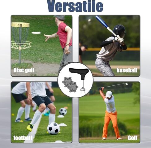 16 حزمة من مسامير الجولف، مسامير أحذية الجولف، استبدال مسامير أحذية الجولف، مسامير الجولف لأي حذاء، استبدال مرابط الجولف، استبدال مسامير الجولف، مسامير ناعمة، أداة مسامير الجولف in Kuwait