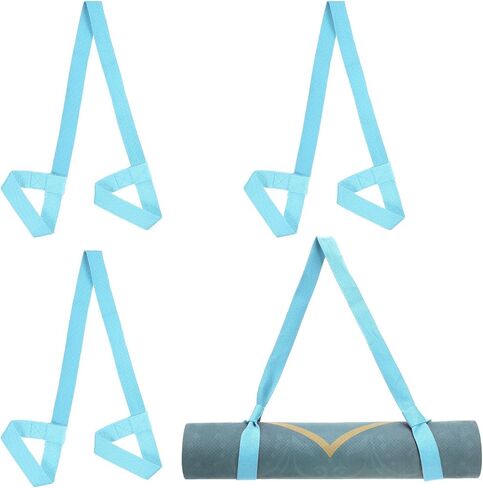 PATIKIL Yoga Mat Strap, Adjustable Yoga Mat Carrier Straps Sling Cotton Anti Slip Mat Holder Stretching Band in Saudi Arabia