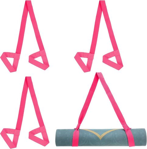 PATIKIL Yoga Mat Strap, Adjustable Yoga Mat Carrier Straps Sling Cotton Anti Slip Mat Holder Stretching Band in Saudi Arabia