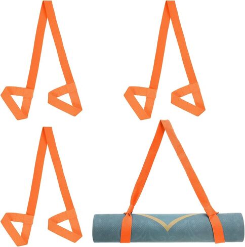 PATIKIL Yoga Mat Strap, Adjustable Yoga Mat Carrier Straps Sling Cotton Anti Slip Mat Holder Stretching Band in Saudi Arabia