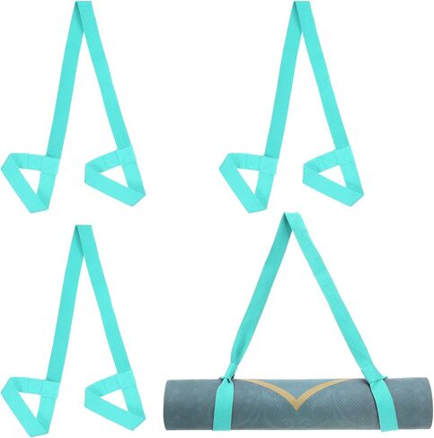 PATIKIL Yoga Mat Strap, Adjustable Yoga Mat Carrier Straps Sling Cotton Anti Slip Mat Holder Stretching Band in Saudi Arabia