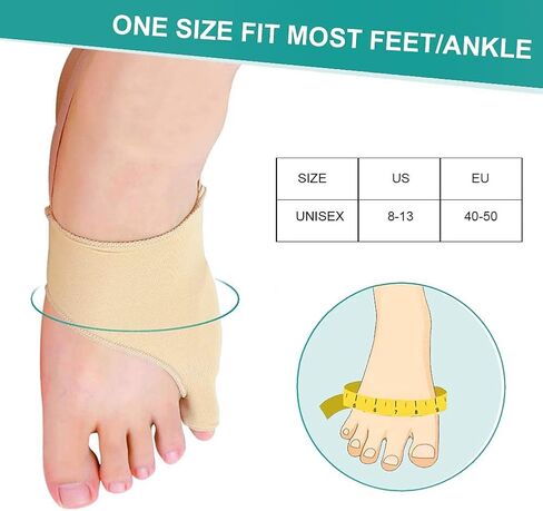 مصحح ورم إبهام القدم من تايلور - وسائد لتخفيف آلام إبهام القدم الخنَّابي من أجل تقويم أصابع القدم - فاصل إصبع القدم الصغير - تداخل - بطانة ناعمة من هلام السيليكون مع عدم الانزلاق (S) in Kuwait