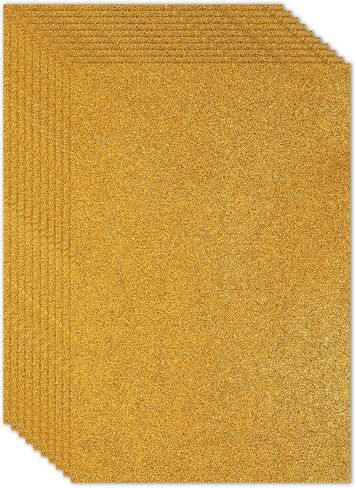 PATIKIL Light Green Shiny EVA Glitter Foam Sheet 11 x 8 Inch 2mm Thick Sparkle EVA Glitter Felt for Crafts DIY Project, 10 Pcs in Saudi Arabia