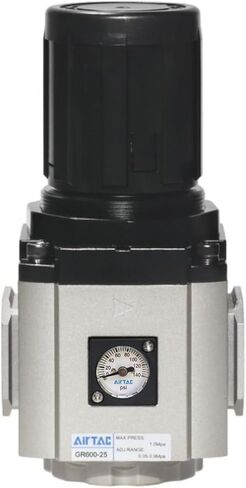 Air Compressor Pressure Regulator AirTac GR200-08 1/4 NPT with Bracket and Gauge 7-130 PSI in Kuwait