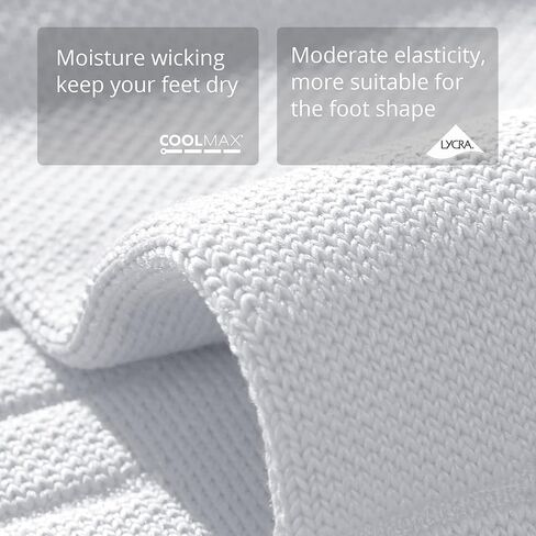 AKASO 2 Pairs Ultralight Running Socks, Crew Coolmax Cotton Athletic Sport Quarter Hiking & Running Socks for Men & Women(Grey L) in Kuwait