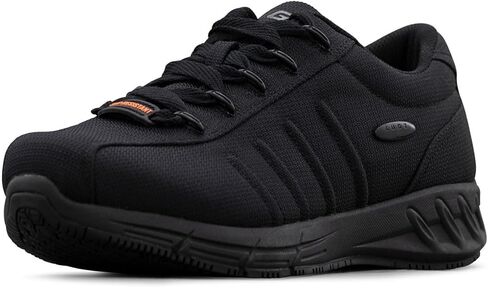 حذاء Lugz الرجالي Grapple المقاوم للانزلاق بمقدمة مستديرة للعمل الآمن كاجوال - أسود in Kuwait