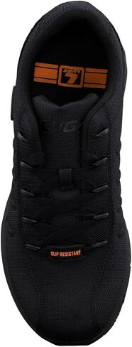 حذاء Lugz الرجالي Grapple المقاوم للانزلاق بمقدمة مستديرة للعمل الآمن كاجوال - أسود in Kuwait