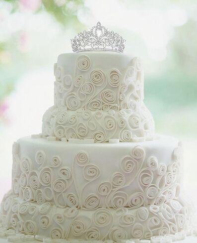 Wecoe Small Crown Tiara for Flower Bouquets Accessories Mini Crown Birthday Crown Cake Decorations Wedding Hair Accessories Ornaments Gifts in Kuwait