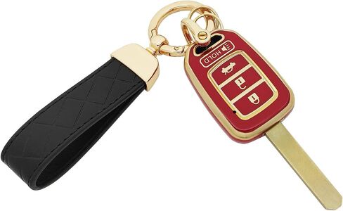 حافظة غطاء حماية للمفتاح من مادة TPU متوافقة مع Honda 2013-2016 Honda Accord 2014-2015 CRV 2014-2015 Civic Key Fob (أبيض) in Kuwait