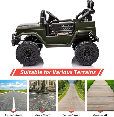 Ride on Truck Car, 12V 7AH Licensed Toyota Ride on Car with Remote Control, Battery Powered Kids Car with Spring Suspension, EVA Tires, USB, Music, LED Lights,Ride On Toy for Kids (Pink) in Saudi Arabia