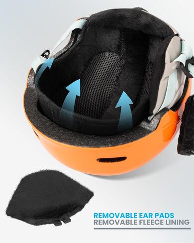 خوذة التزلج OutdoorMaster MIPS للأطفال، خوذة التزلج على الجليد للبنين والبنات والشباب، هيكل PC متين، رغوة EPS الواقية و12 فتحة تبريد، خوذة الثلج الملائمة للقرص، خوذة التزلج على الجليد الرياضية المعتمدة in Saudi Arabia