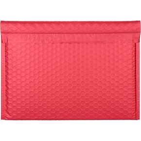 13x10" Side-Opening Red Bubble Mailers (27-Pack)