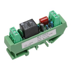 1 Channel Relay Module Connection NPN PNP AC DC 12V 24V 48V AC110V AC230V Relay Module Board Interface Electromagnetic Relay (1Channel ACDC24V)