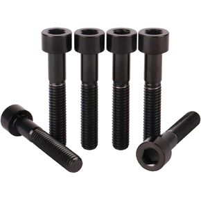Titanium M6x35mm Bolts Allen Head for Bicycle Headset Screws Pack of 6