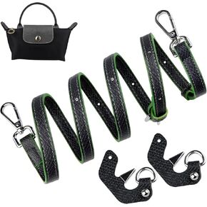 Crossbody Strap Replacement for Longchamp Le Pliage Original Pouch with Handle Mini Bag Adjustable Conversion Kit for Long Champ(Width:12mm,Color:Brown) in Kuwait