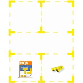 مجموعة أدوات تحديد ملعب كرة البيسبول NQV مع شريط قياس، وأقلام تحديد ملعب كرة البيسبول، مقاس 4 لتر وحجم 8 T للتنظيم القياسي الرسمي لملعب كرة البيسبول في الهواء الطلق
