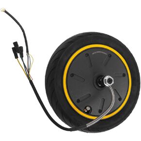 350W Scooter Tire Motor Parts, Folding Electric Scooter Hub Motor, Fast Start Folding Electric ScooterHub Motor Anti Skid Strong Grip for Outdoor Riding