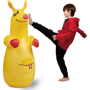 Inflatable Punching Bag for Kids- Durable Bop Bag Toy for Kids with Instant Bounce Back, Toys for Kids 3-5, 5-7, Great for Boys and Girls (47" Tall)