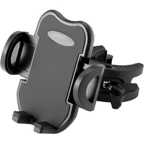 Golf Cart Phone Holder Bike Phone Holder Common Mount Sturdy and Resistant with Easy One-Click Release Perfect for Airplane Stroller Wheelchair and Motorcycle Enthusiasts