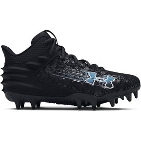Under Armour Boys Blur Select MC Jr Football Cleats - Track Spike Inspired Design 3 Black/Black