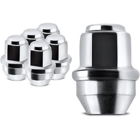 A-Premium M14-1.50 Wheel Lug Nuts Compatible with Ford F-150 Expedition Mustang Mach-E Transit-250 Transit-350 Lincoln Front and Rear 24-PC Set