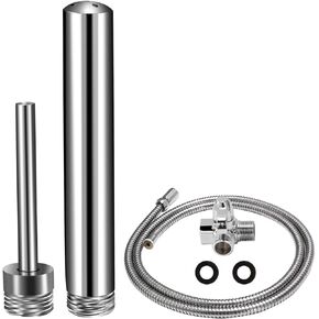4 Pack Shower Enema System, VONDERSO 6-Foot Stainless Steel Shower Douche Kit with 2 Bathroom Handheld Nozzles & Regulator Knob for Most Shower Systems