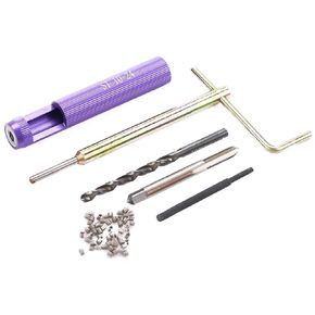 AUNMAS 50Pcs Stainless Steel Coiled, 10 24 Helicoil Kit Wire Helical Screw Thread Inserts Kit Imperial 10 24Unc X 1.5D