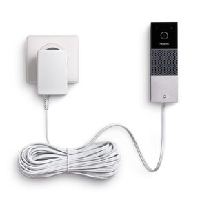 Netatmo Plug-in Transformer Model # NDB-Acc-Pit for The Video Doorbell |10m Wire Provides an Easy Installation of The Netatmo Video Doorbell When There's no Wired doorbell Connection.