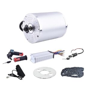 48V 1800W Scooter Electric Brushless Motor Kit with ATV Brushless Dc Motor Kit Motorcycle Electric Motor Kit and Electric Dirt Bike Motor Kit for Bicycle Electric Brushless Dc Motor Complete Kit