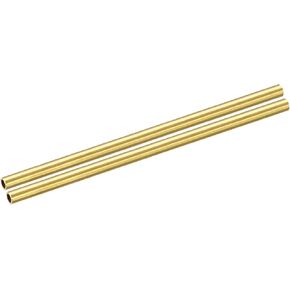 أنبوب نحاسي METALLIXITY (4 مم OD × 0.5 مم جدار T × 100 مم طول) قطعتان، أنابيب مستقيمة - للتأثيث المنزلي، والآلات، والحرف اليدوية اليدوية