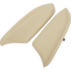 X AUTOHAUX 1 Pair Car Front Door Panels Armrest Lid Pad Handle Cover Black for Honda Accord 2008-2012
