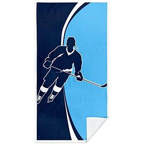 ChalkTalkSPORTS Hockey Premium Beach Towel | Hockey Rink