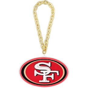 FOCO NFL unisex-adult NFL Team Big Logo Neon Fan Light Up Chains