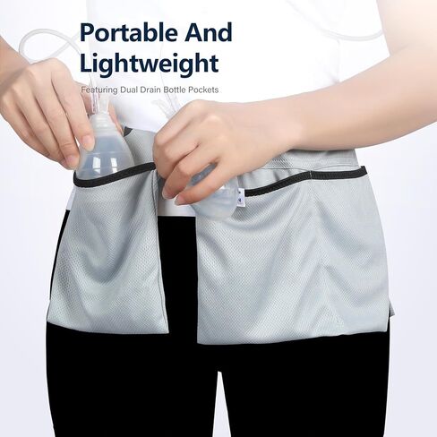 تحكم في تعافيك من خلال حقيبة الدش المبتكرة لاستئصال الثدي (رمادي) in Kuwait