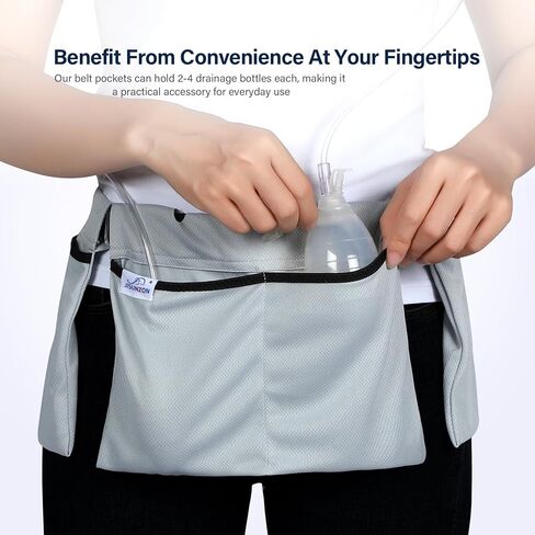 تحكم في تعافيك من خلال حقيبة الدش المبتكرة لاستئصال الثدي (رمادي) in Kuwait