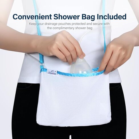 تحكم في تعافيك من خلال حقيبة الدش المبتكرة لاستئصال الثدي (رمادي) in Kuwait