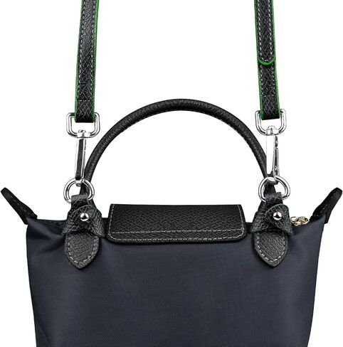 Crossbody Strap Replacement for Longchamp Le Pliage Original Pouch with Handle Mini Bag Adjustable Conversion Kit for Long Champ(Width:12mm,Color:Brown) in Kuwait