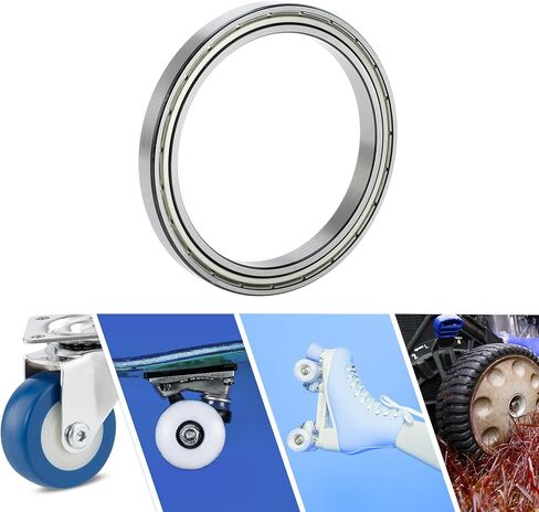 ACROPIX 6816ZZ الكرات الأخدود العميق P0 80x100x10 مللي متر محامل مشحم ختم معدني مزدوج الفضة لهجة سكوتر عجلة التزلج in Saudi Arabia
