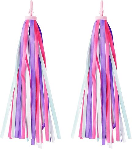 زوج واحد من Umatoll (قطعتان) لدراجات الأطفال، شريط شرابات ملون للدراجة للفتيات والأولاد، ملحقات مقود الدراجة المتوازنة in Kuwait