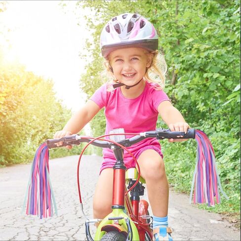 زوج واحد من Umatoll (قطعتان) لدراجات الأطفال، شريط شرابات ملون للدراجة للفتيات والأولاد، ملحقات مقود الدراجة المتوازنة in Kuwait