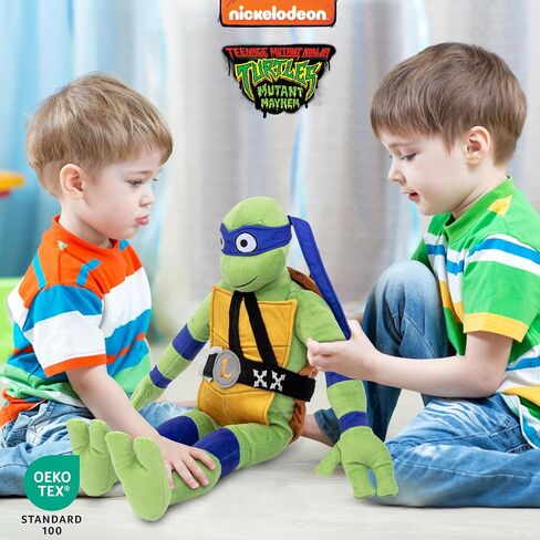 وسادة قطيفة من Nickelodeon Teenage Mutant Ninja Turtles Leonardo Buddy - وسادة شخصية محشوة فائقة النعومة - ألياف البوليستر الدقيقة، 66 سم in Kuwait