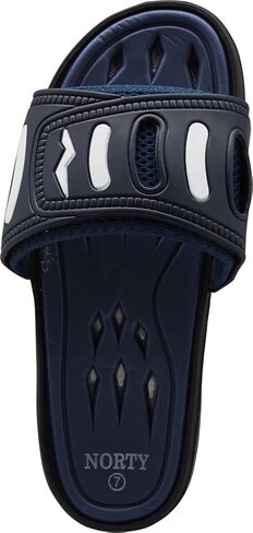 NORTY Slides for Men - Quick Drying Men's Slides Beach and Pool Sandals Men - Casual Shower Shoes Men in Saudi Arabia
