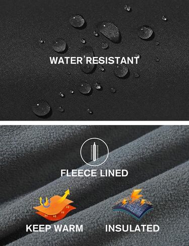 Snow Pants Men Ski Waterproof Pants Softshell Snowboard Pants Outdoor Hiking Fleece Lined Zipper Bottom Leg in Saudi Arabia