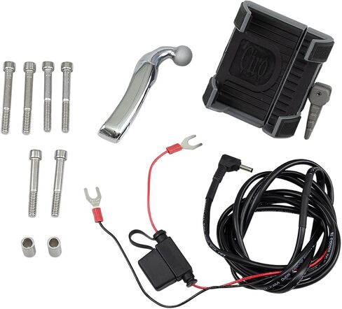 Ciro 50211 Smartphone/GPS Holder (Black Perch Mount With Charger For 1984-2016 Models (Excluding 2014-2016 Street Glide Models)) in Saudi Arabia